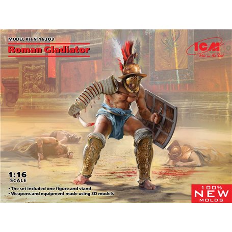 ICM 16303 - Roman Gladiator (100% new molds)