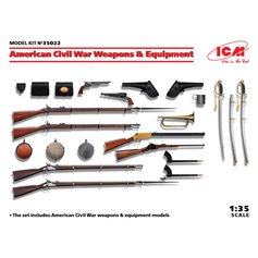 ICM 1:35 AMERICAN CIVIL WAR WEAPONS AND EQUIPMENT