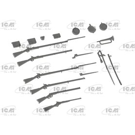 ICM 1:35 AMERICAN CIVIL WAR WEAPONS AND EQUIPMENT