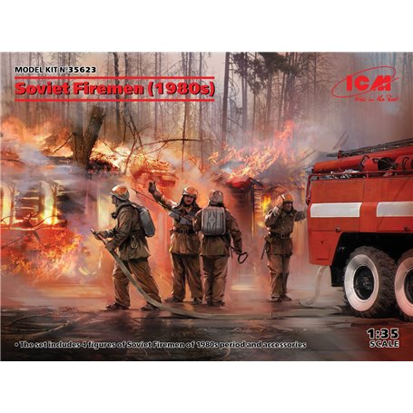 ICM 1:35 Soviet Firemen (1980s)