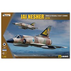 Kinetic 1:48 IAI Nesher - SINGLE/DOUBLE SEAT COMBO - 2IN1