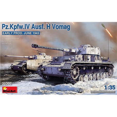 Mini Art 35302 Pz.Kpfw.IV Ausf. H Vomag Early Prod. June 1943