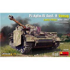 Mini Art 1:35 Pz.Kpfw.IV Ausf.H - VOMAG EARLY PRODUCTION MAY 1943 - INTERIOR KIT 