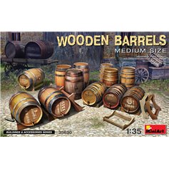 Mini Art 1:35 WOODEN BARRLES - MEDIUM SIZE