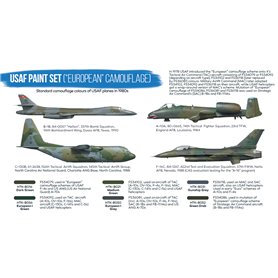 Hataka BS10 USAF Paint Set (  "European" Camouflage)