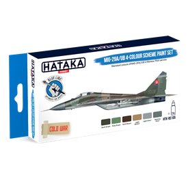 Hataka BS105 BLUE-LINE Zestaw farb MIG-29A/UB 4-COLOUR SCHEME