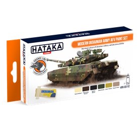 Hataka CS112 ORANGE-LINE Zestaw farb MODERN UKRAINIAN ARMY AFV