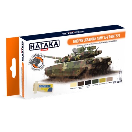 Hataka CS112 Modern Ukrainian Army AFV paint set
