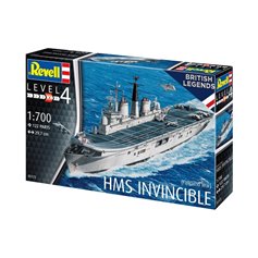Revell 1:700 HMS Invincible - FALKLAND WAR - MODEL SET - z farbami