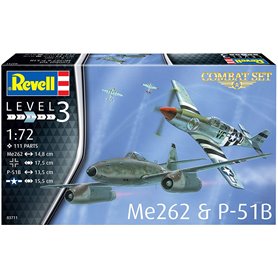 Revell 03711 1/72 Combat Set Me262 & P-51B