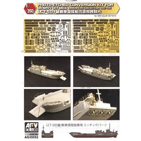AFV Club AG35052 Photo-Etched Conversion Kit for US Navy LCT MK.6 Landing Craft Tank 501 Class 1943-1945