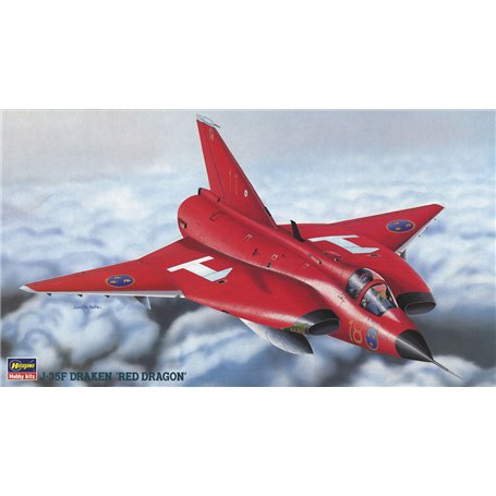 Hasegawa BP101-51461 J-35F Draken `Red Dragon`