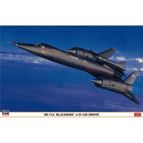 Hasegawa 02041 SR-71A Blackbird w/ D-21B Drone