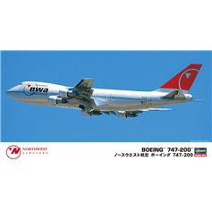 Hasegawa 1:200 Boeing 747-200 - NORTHWEST AIRLINES 