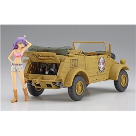 Hasegawa SP360-52160 Wild Egg Girls No.02 Pkw.K1 Kubelwagen Type 82 "Claire Frost" w/Figure