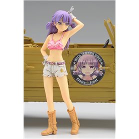 Hasegawa SP360-52160 Wild Egg Girls No.02 Pkw.K1 Kubelwagen Type 82 "Claire Frost" w/Figure