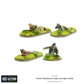 Bolt Action French Resistance Sniper and Light Mortar Teams