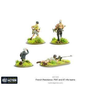 Bolt Action French Resistance PIAT & Anti-tank rifle teams