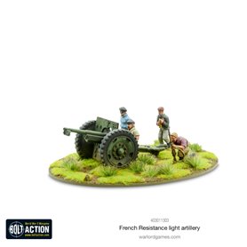 Bolt Action French Resistance light artillery