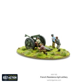 Bolt Action French Resistance light artillery