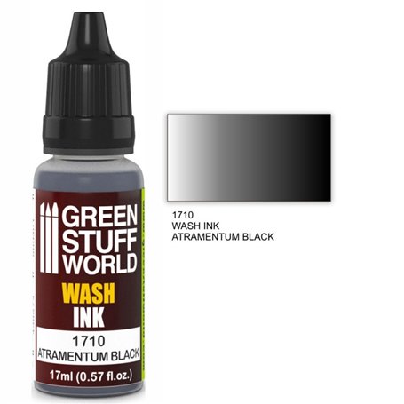 Green Stuff World Wash Ink ATRAMENTUM BLACK 17ml