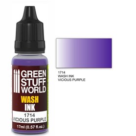 Green Stuff World WASH INK - VICIOUS PURPLE - 17ml