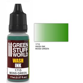 Green Stuff World WASH INK - MOSS GREEN - 17ml