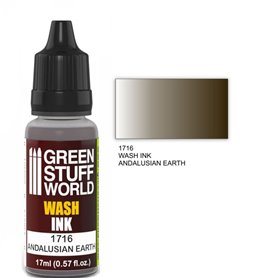 Green Stuff World WASH INK - ANDALUSIAN EARTH - 17ml