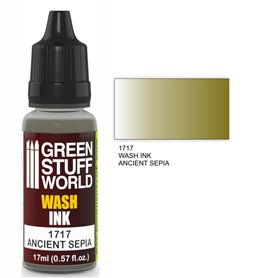 Green Stuff World WASH INK - ANCIENT SEPIA - 17ml