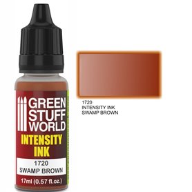 Green Stuff World INKTENSITY - SWAMP BROWN INK - 17ml