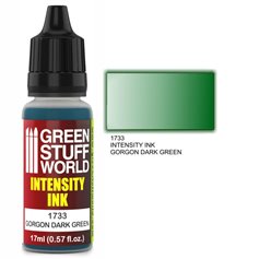 Green Stuff World INKTENSITY - GORGON DARK GREEN INK - 17ml