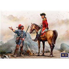 MB 1:35 INDIAN WAR SERIES - XVIII CENTURY - ENEMY MOVEMENT REPORT 