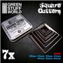 Green Stuff World Stainsteel Squared Cutters