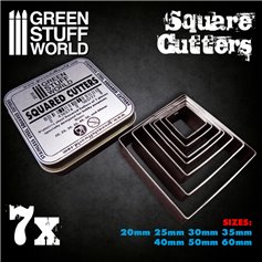 Green Stuff World Wycinacze STAINSTEEL SQUARED CUTTERS