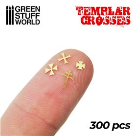Green Stuff World TEMPLAR CROSSES - 300 symbols