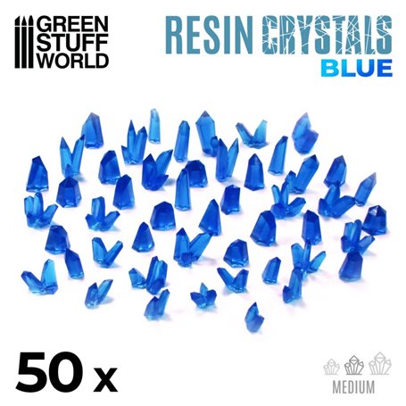 Green Stuff World Medium BLUE Crystals Resin Set