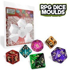 Green Stuff World SILICONE RPG DICE MOULDS