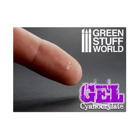 Green Stuff World Cyanoacrylate GEL Glue 20gr with 5 Glue tips