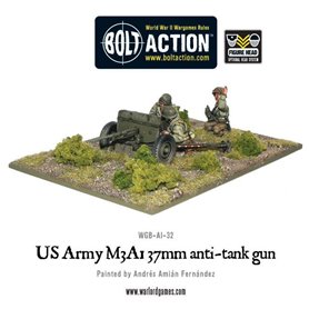 Bolt Action US Army M3A1 37mm anti-tank gun