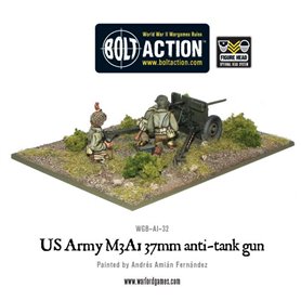 Bolt Action US Army M3A1 37mm anti-tank gun