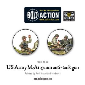 Bolt Action US Army M3A1 37mm anti-tank gun