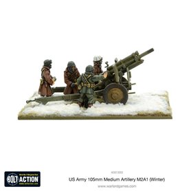 Bolt Action US Army 105mm Medium Artillery M2A1 (Winter)