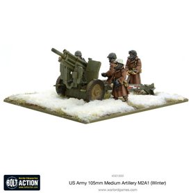 Bolt Action US Army 105mm Medium Artillery M2A1 (Winter)