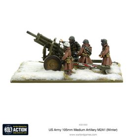 Bolt Action US Army 105mm Medium Artillery M2A1 (Winter)