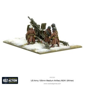 Bolt Action US Army 105mm Medium Artillery M2A1 (Winter)