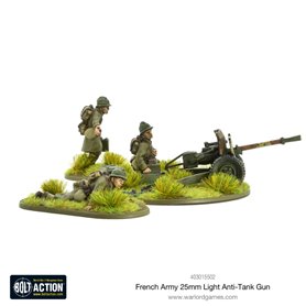 Bolt Action French Army 25mm light anti-tank gun