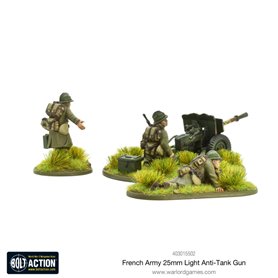 Bolt Action French Army 25mm light anti-tank gun