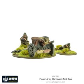 Bolt Action French Army 47mm medium anti-tank gun