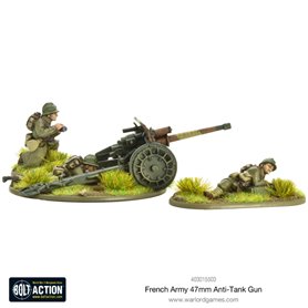 Bolt Action French Army 47mm medium anti-tank gun