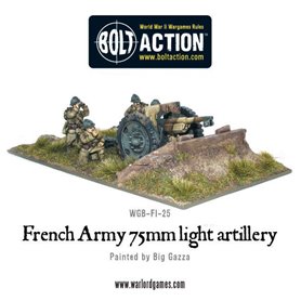 Bolt Action Early War French 75mm Gun